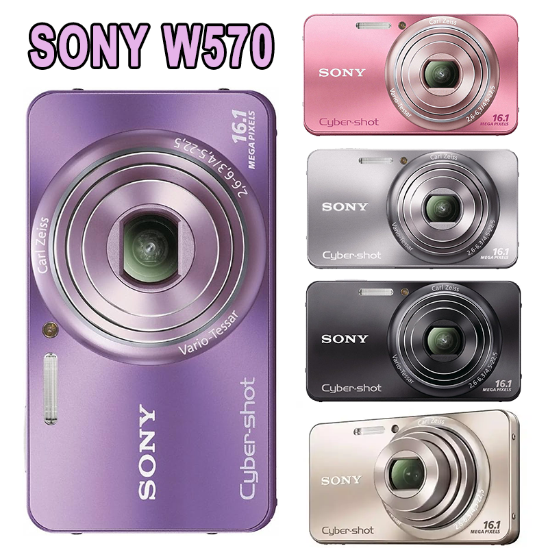 SONY Cyber-shot DSC-W570 16.1MP 5x Optical Zoom Digital Camera