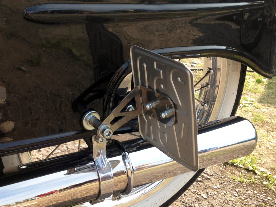 Kennzeichenhalter seitlich Simson Schwalbe KR51/1 Tuning Nummerschildhalter