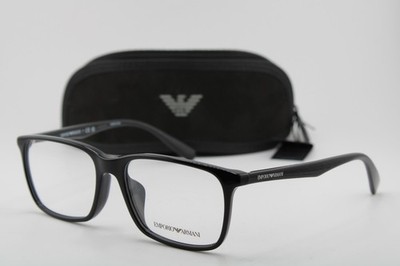 NEW EMPORIO ARMANI EA 3116F 5017 BLACK AUTHENTIC FRAMES EYEGLASSES 56-17