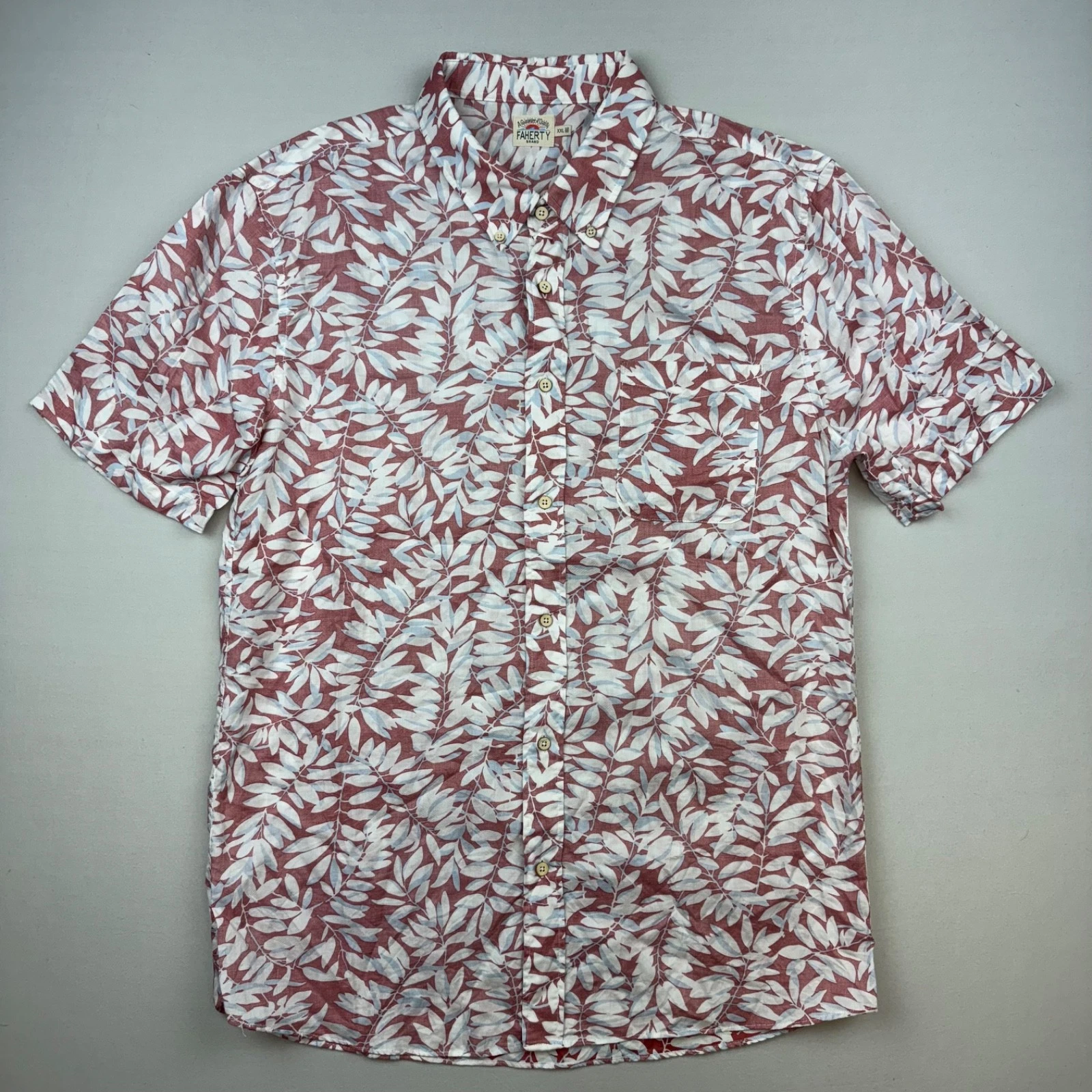 Faherty Shirt Mens XXL Button Front Playa Floral Short Sleeve Casual Beach
Opens in a new window or
