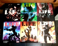 DSTLRY COMICS LIFE 1-6 COMPLETE SET FULL RUN Brian Azzarello & Phillips NM