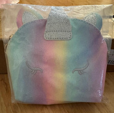 Multicolor Unicorn Makeup Bag Cosmetic Pouch ...