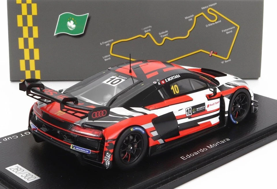 1/43 SPARK AUDI R8 LMS GT3 TEAM AUDI SPORT ASIA ABSOLUTE N 10 - Immagine 2 di 3