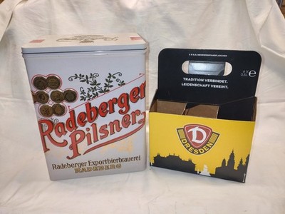 Blechdose Radeberger Pilsner für 6 Flaschen 0,5l Bierflaschen