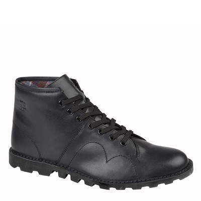 Grafters B 430 Heritage Unisex Leder Schnürstiefel Monkey