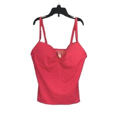 Victoria  s Secret Coral Pink Women  s Tankini Swim Underwire Push Up Bikini 34C