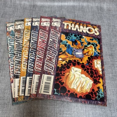 1994 Marvel Cosmic Powers 1 - 6 complete set Thanos Tyrant Morg Terrax Legacy
