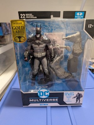 Mcfarlane DC Multiverse gold label Arkham City Batman (grey variant) - NIB