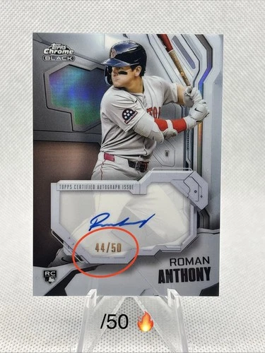 2026 Topps Chrome Black Roman Anthony Ivory Autographs (Raw)