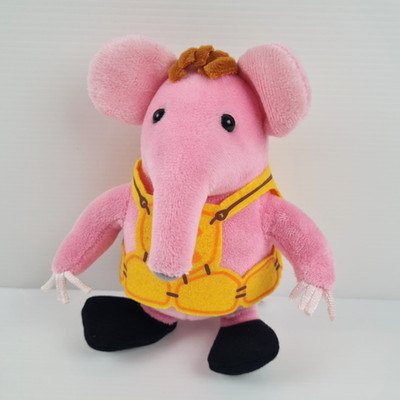 The Clangers Major Clanger weiches Plüschtier 7 Zoll gelb offizielle CBeebies Coolabi