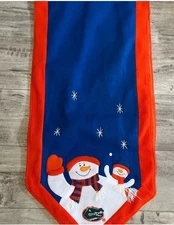 University Of Florida Gators Snowman Table runner