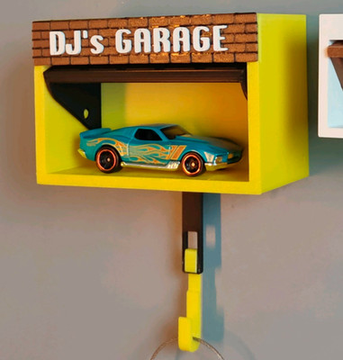 Mini Garage Key Holder with Opening Door – 1:64 Scale Display | eBay
