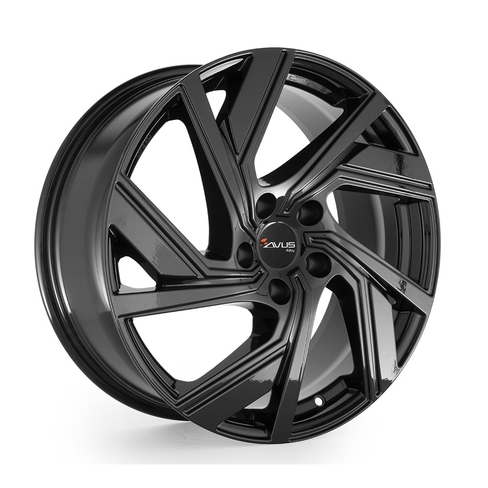 Kit 4 cerchi in lega NAD AVUS AC-521 7,5x19 5 x 114,3 ET 35 Nero per NISSAN