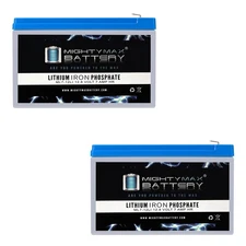 Mighty Max 12V 7AH Lithium Battery Replaces Polaris SL2000 Gate Opener - 2 Pack