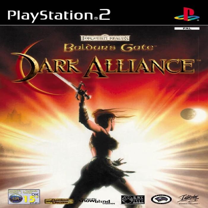 Jeu Ps2 Baldur's Gate Dark Alliance Platinum
