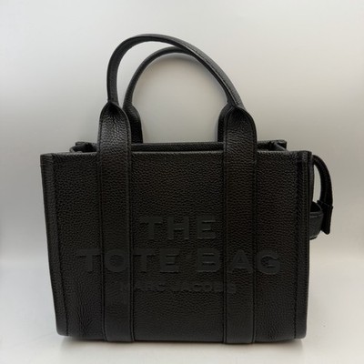 Marc Jacobs The Tote Bag Small Black Leather Crossbody | eBay