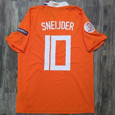 2008 Nike Home Netherlands Soccer Jersey Wesley Sneijder Men M