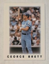 GEORGE BRETT 1986 Topps League Leader Minis #18 Royals HOF All-Star