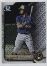 2022 Bowman Chrome Prospects Mega Box Mojo Refractor Hedbert Perez #BCP-67 04qn