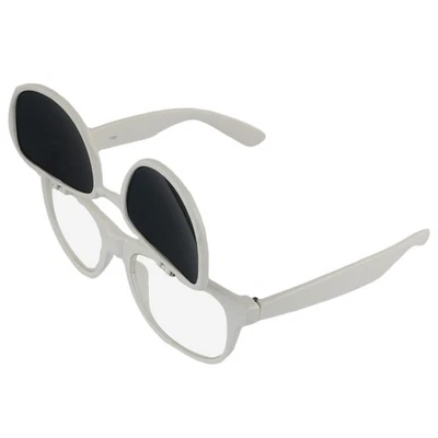 Freak Scene Lunettes de soleil avec rabat M blanc - Photo 1/4