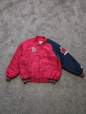 Vintage 90's St Louis Cardinals Diamond Starter Puffer Jacket Size 2XL MLB Rare