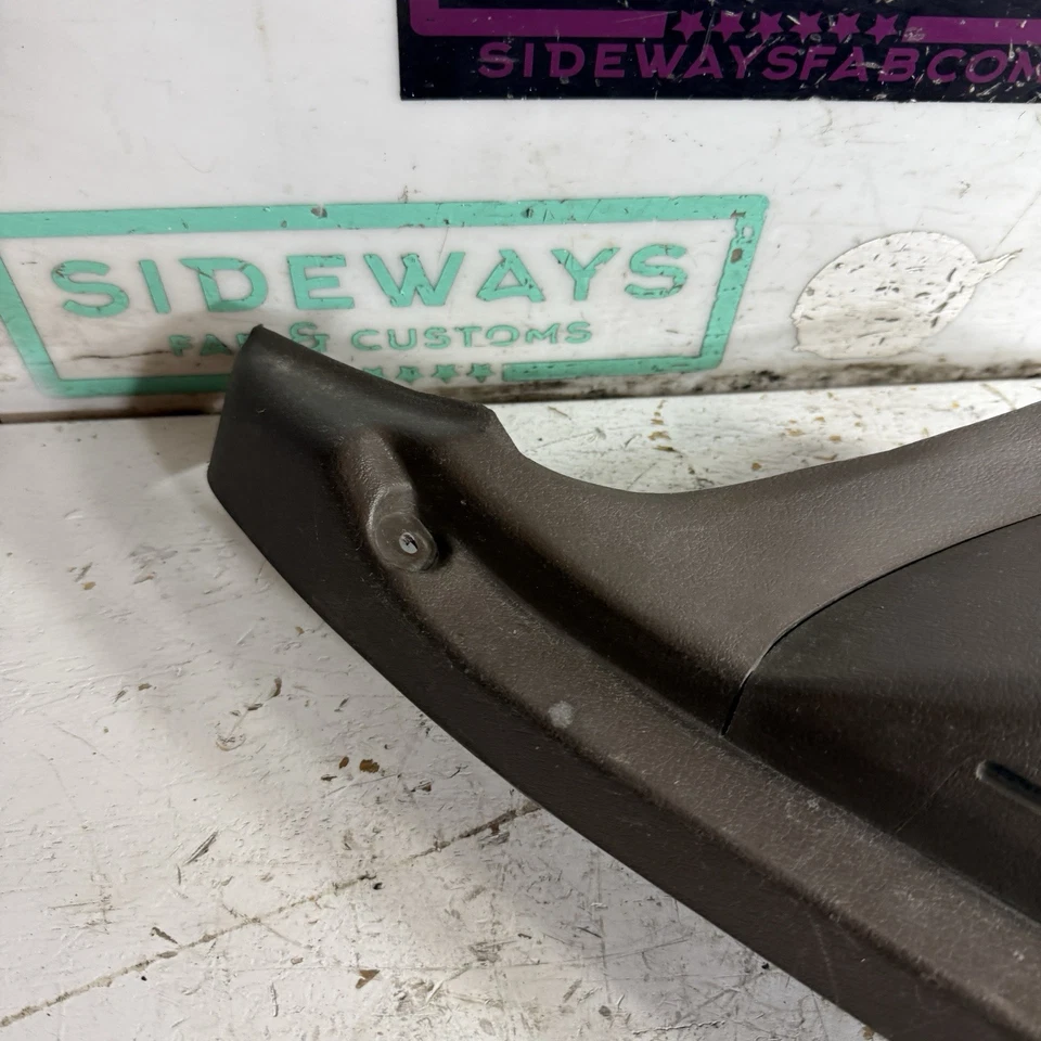 89-94 Nissan 240sx Hatch Left Rear Speaker Trim Plastic Cover Brown S13 - Image 4 of 4