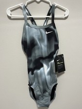  NIKE Swim Big Kids   Girls   Fastback One-Piece Swimsuit, Size 24 Girls  8