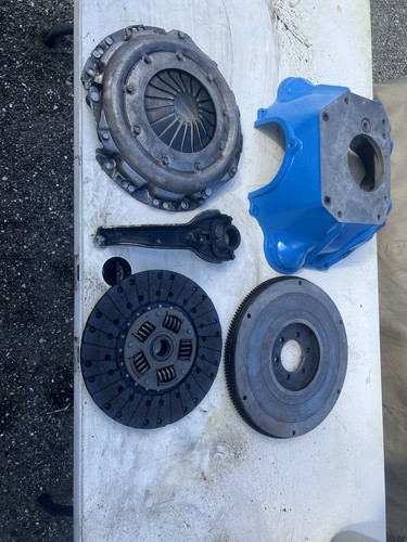 Pontiac 4sp Bell housing Setup 547975 , 166 Internally Bal 166 Tooth Flywheel
