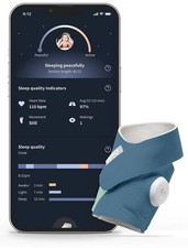  Bedtime Blue Owlet Dream Sock Smart Baby Monitor 8162