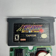 Mega Man Battle Network GBA Game Boy Advance Authentic Capcom Tested Saves