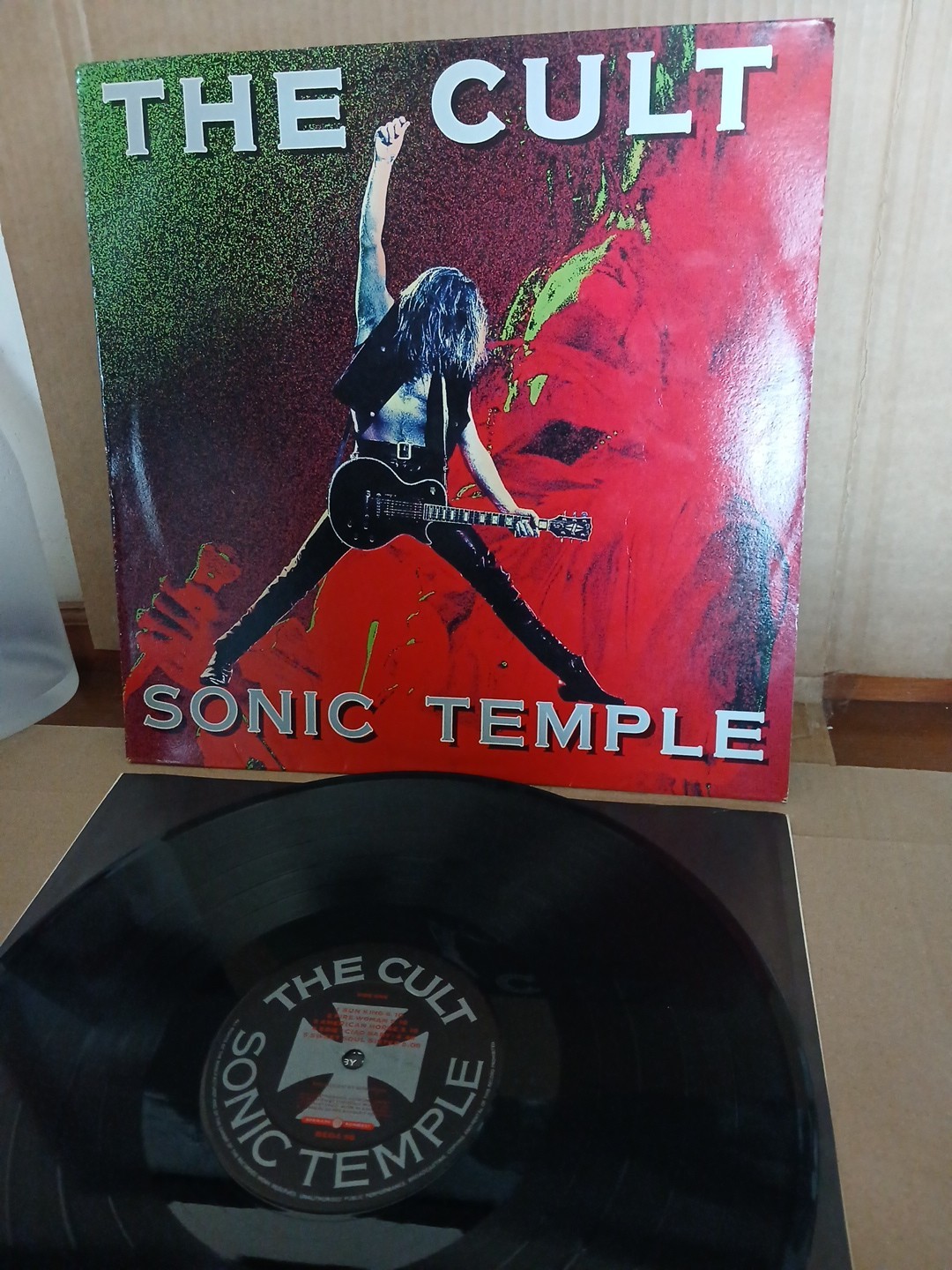 The Cult Sonic Temple Vinyl Album Record (Beggars Banquet) 12""