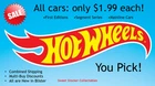 Hot Wheels, YOU PICK, Only $1.99 each! Combined Shipping/Volume Pricing, Vintage