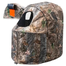 Hunting Blind 3-Panel Ground Blind with Carrying Bag Hunting Blind with Chair