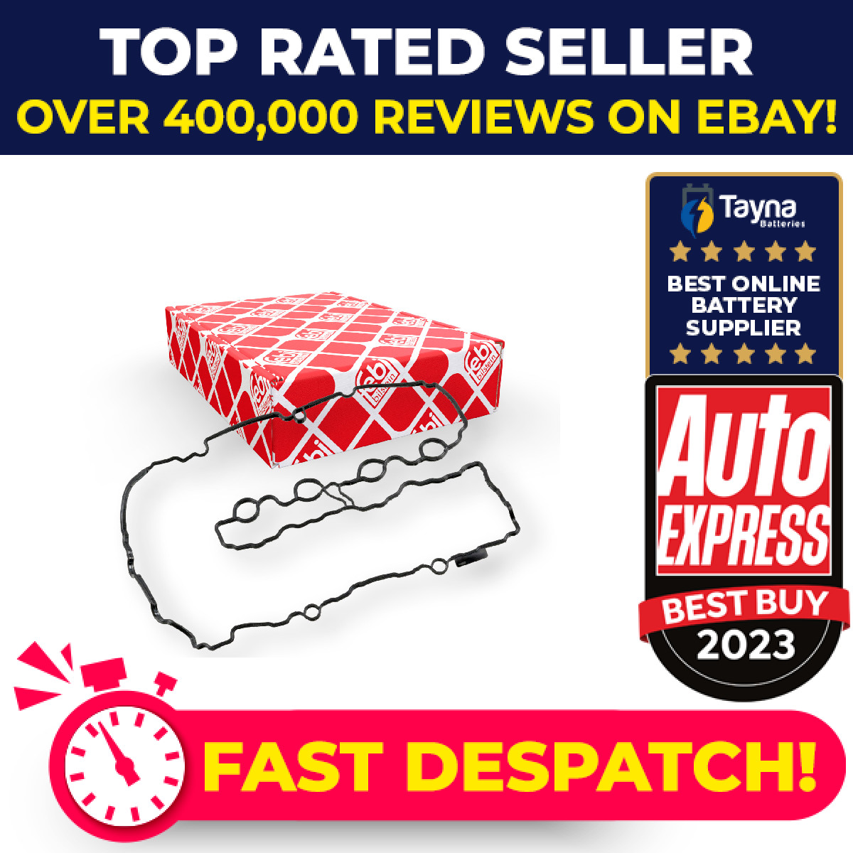 Rocker Cover Gasket fits MINI 11128618519 Febi Genuine Top Quality Guaranteed