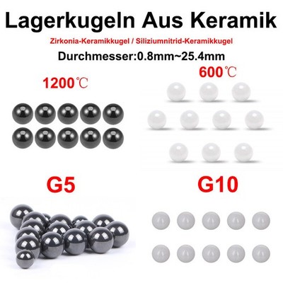 Zirkonia Keramikkugeln ZrO2 Keramik lagerkugel Si3N4 Siliziumnitrid Keramikkugel