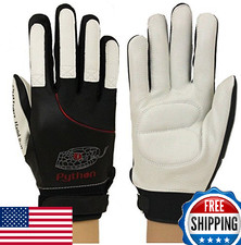 Python Deluxe Handball Glove Pair Padded w/Strap Medium