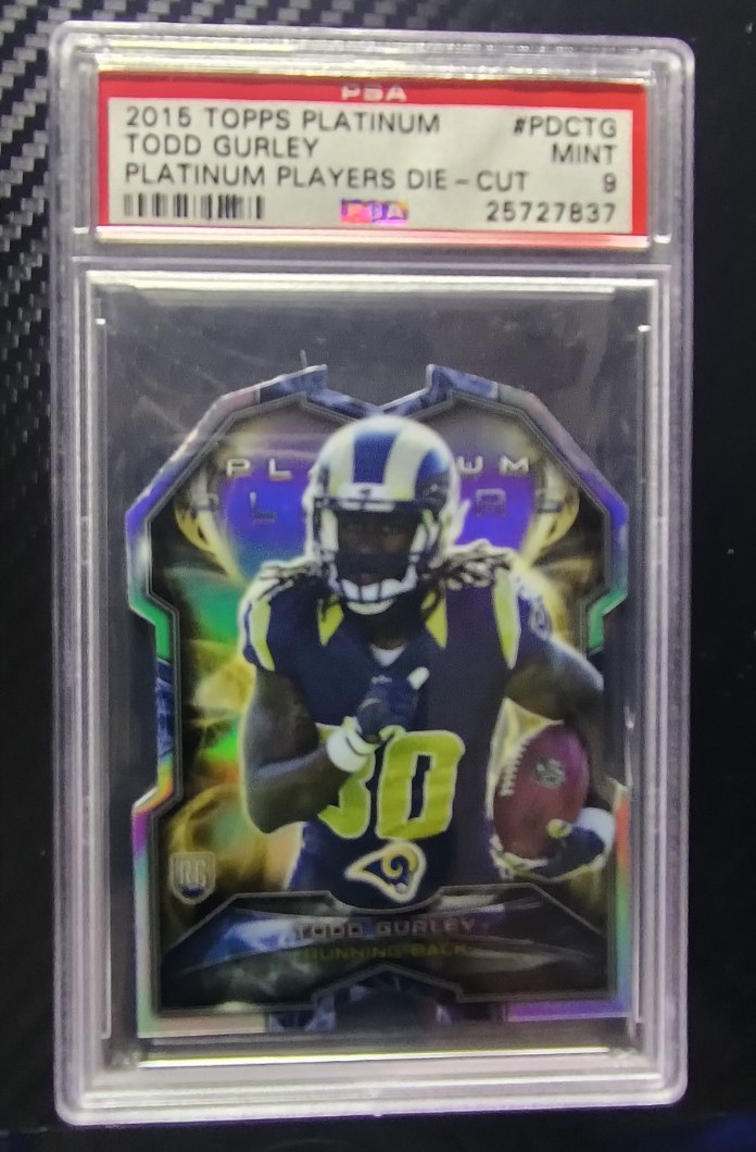 Todd Gurley Topps Platinum Platinum Players Die-Cut #PDCTG Base