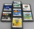7 Nintendo DS Games Lot Guitar Hero Star Wars Rock Band 3 Shrek Monsters Aliens