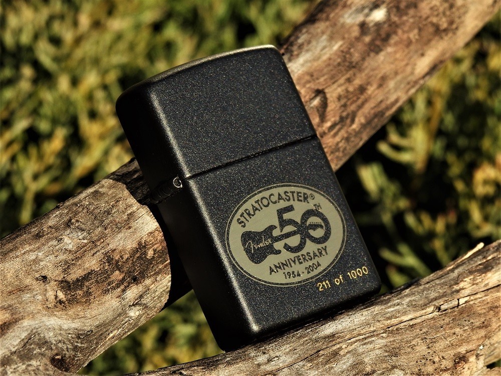 Fender Stratocaster 50th Anniversary Zippo Lighter - Limited
