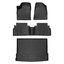 SMARTLINER A0747/B0747/D0725 2-Row Floor Liners +Behind Second Row Cargo Liner