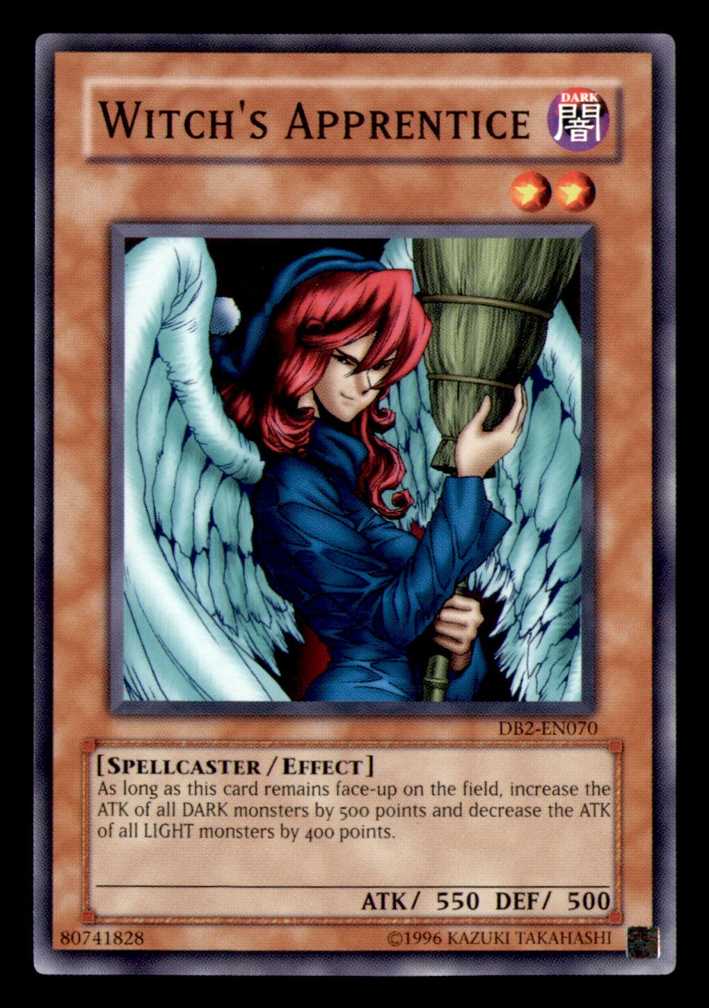 Witch's Apprentice DB2-EN070 Common / Short Print Dark Beginning 2 Yu-Gi-Oh NM