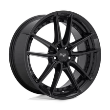 18x8 M223 Niche DFS Gloss Black Wheels 5x120 (40mm) Set of 4