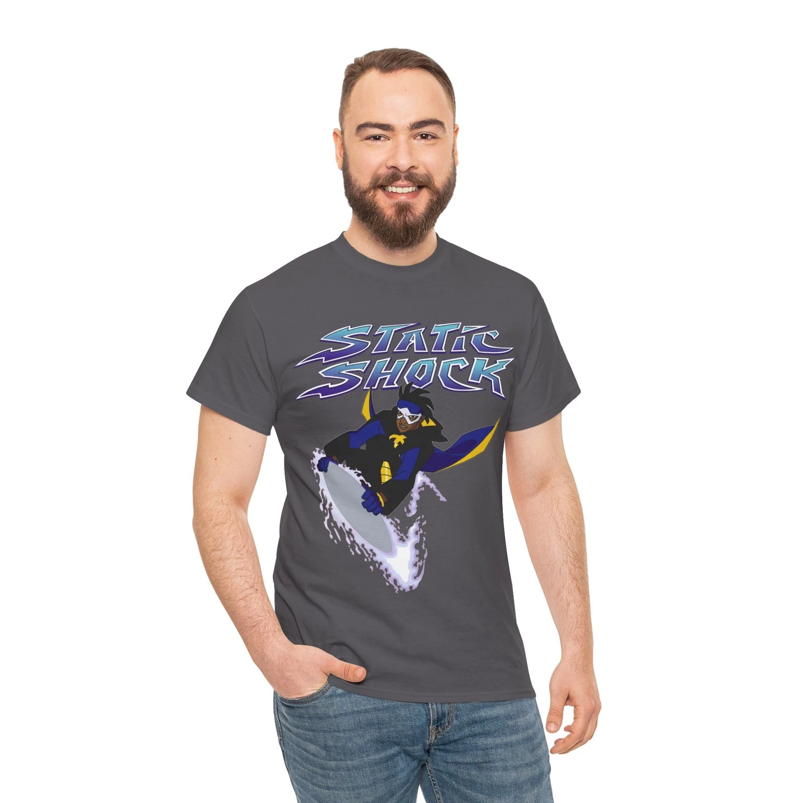 Static Shock T-Shirt - Milestone Comics - WB - DC Comics - Virgil Hawskin