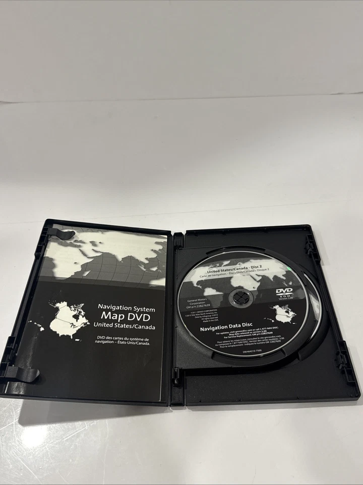 Sistema de Navegación GM MAPA DVD VERSIÓN 3.0 ESTADOS UNIDOS/CANADÁ-COMPLETO Foto 2 de 4