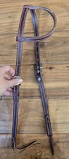 Leather One Ear Headstall Western Horse Tack NWOT