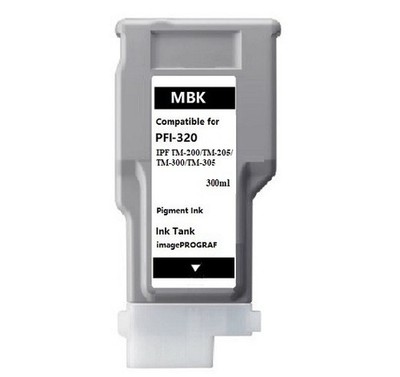 PFI-320 Matte Black Ink Cartridge Fit Canon iPF TM-  200 TM-205 TM-300 TM-305