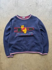 Vintage 90s Size Small Disney Winnie The Pooh Navy Sweatshirt
