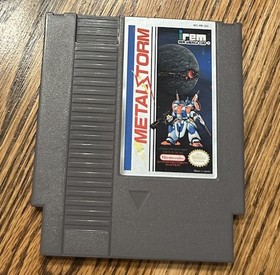 Metal Storm (Nintendo NES, 1991) Authentic - Tested & Working!