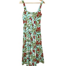 Show Me Your Mimi Spicy Pepper Prim Midi Dress Medium