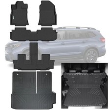 Floor Mats  Trunk Mat Backrest Mat for 2019-2023 2024 2019-24 Subaru Ascent